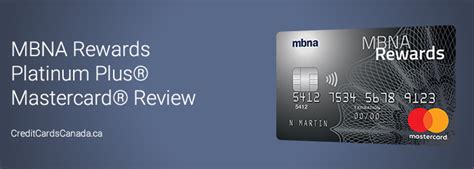 MBNA cash back credit card